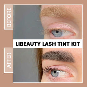 Libeauty application tools laid out for quick at-home tinting