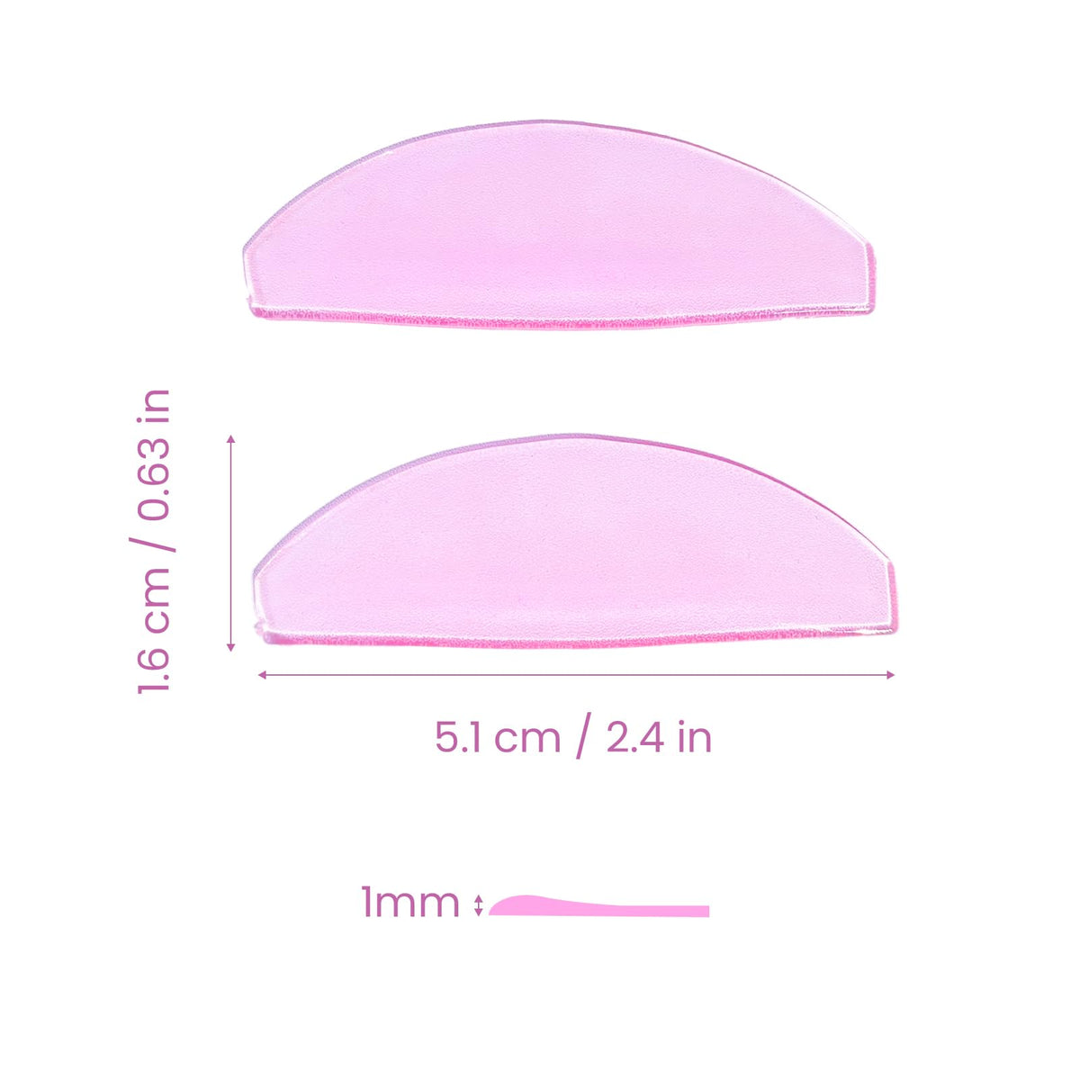 Libeauty before and after lash lift comparison, showing enhanced curl and lift