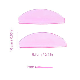 Libeauty before and after lash lift comparison, showing enhanced curl and lift