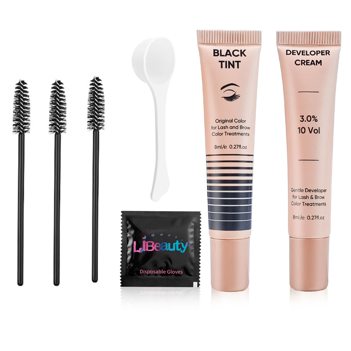 Libeauty kit front packaging showing complete contents and benefits