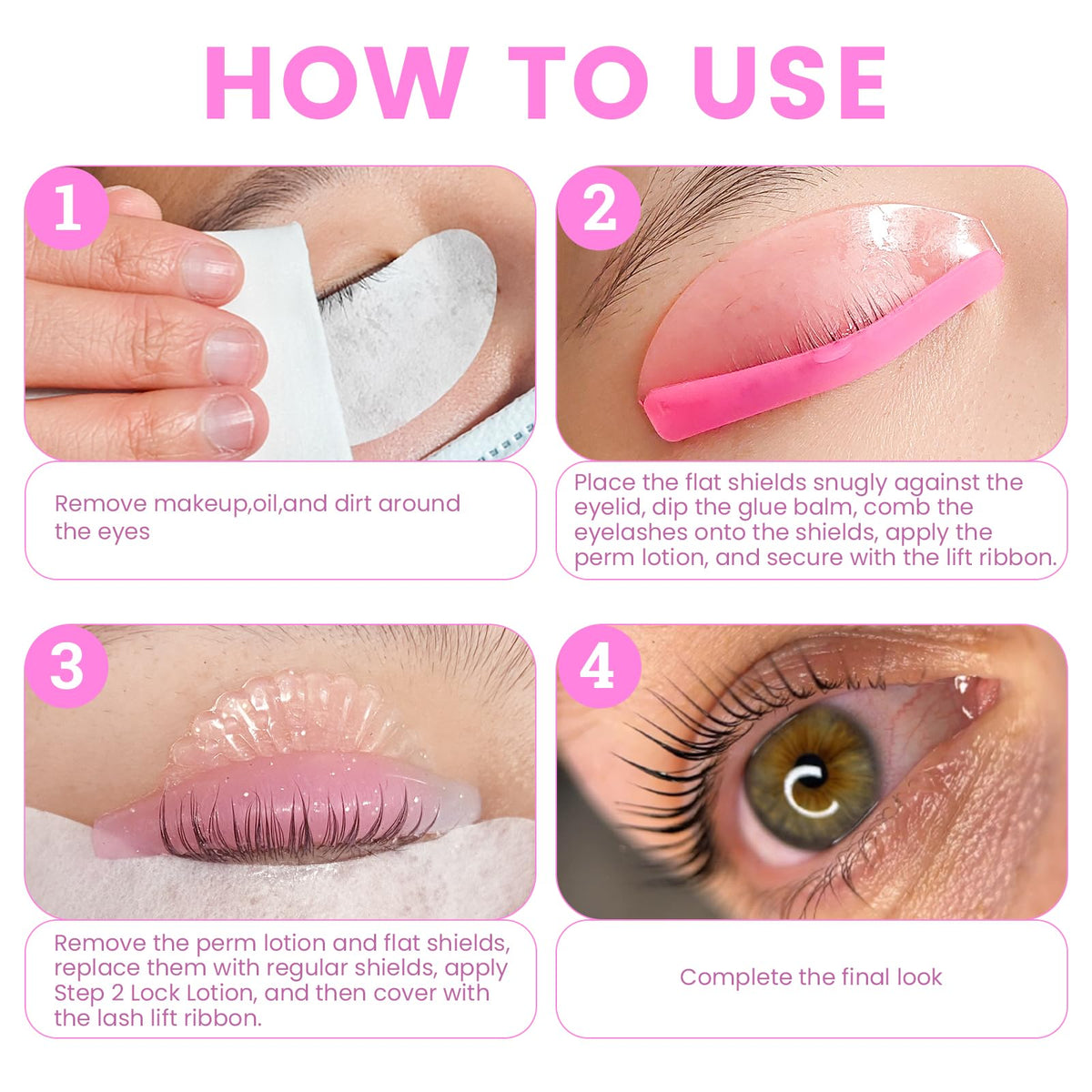 Libeauty flat shields next to a finger for scale, showing compact, eyelid-fit benefit