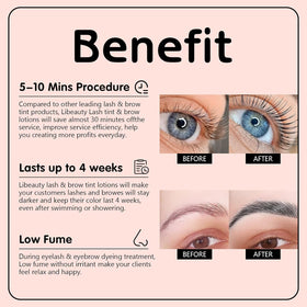 Libeauty size scale next to hand illustrating compact kit portability