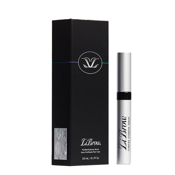 LiBrow tube front view showing packaging and quantity benefits