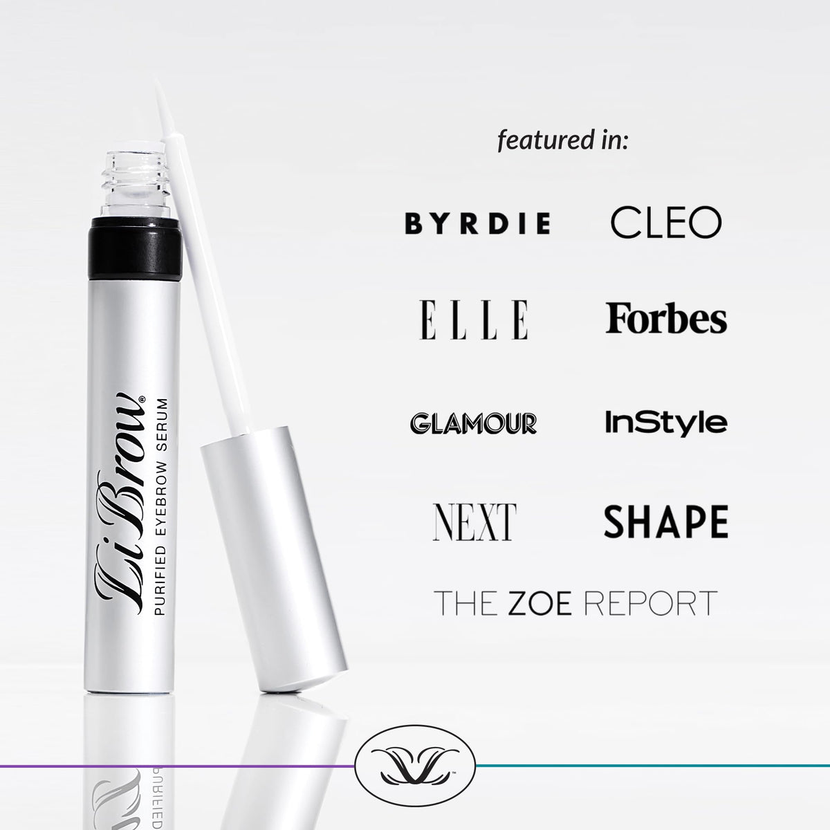 LiBrow on a vanity scene showing routine-ready beauty convenience