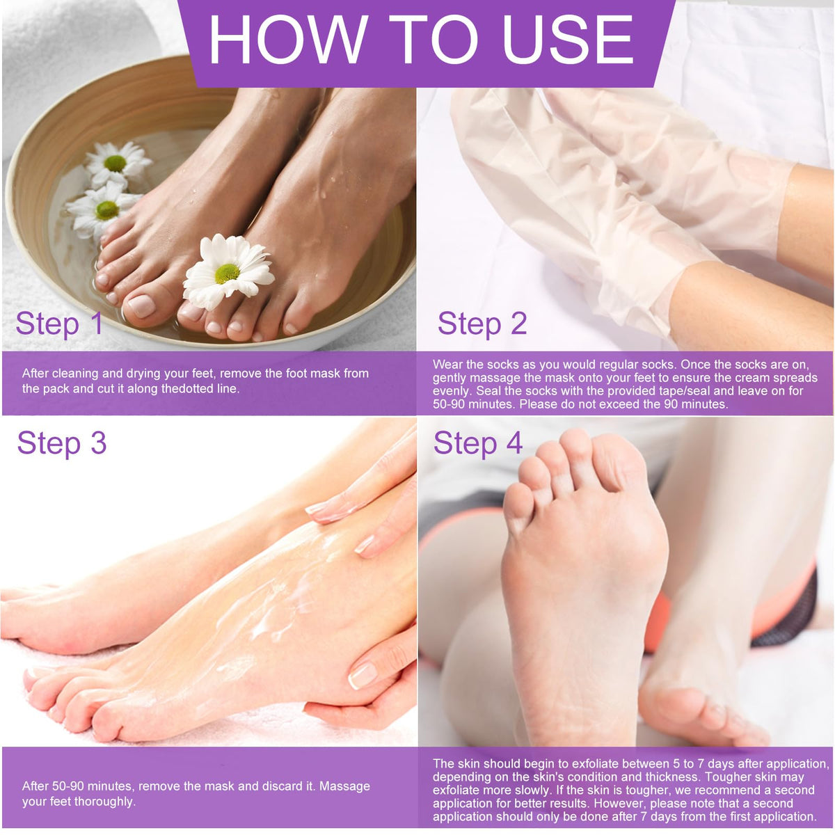 Liefiet lifestyle photo with lavender accents showing relaxing foot-care treatment