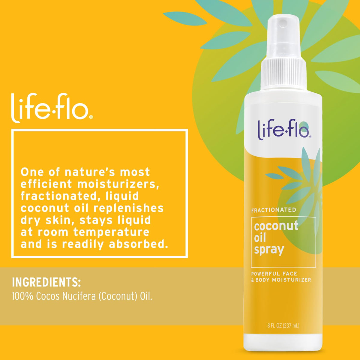 Life-Flo spray nozzle detail demonstrating easy mist application benefit