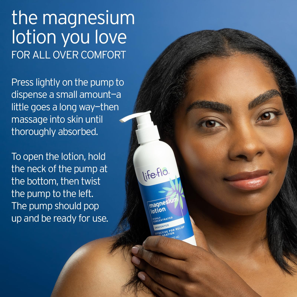 LIFE-FLO ingredients label zoom highlighting Zechstein magnesium source benefit