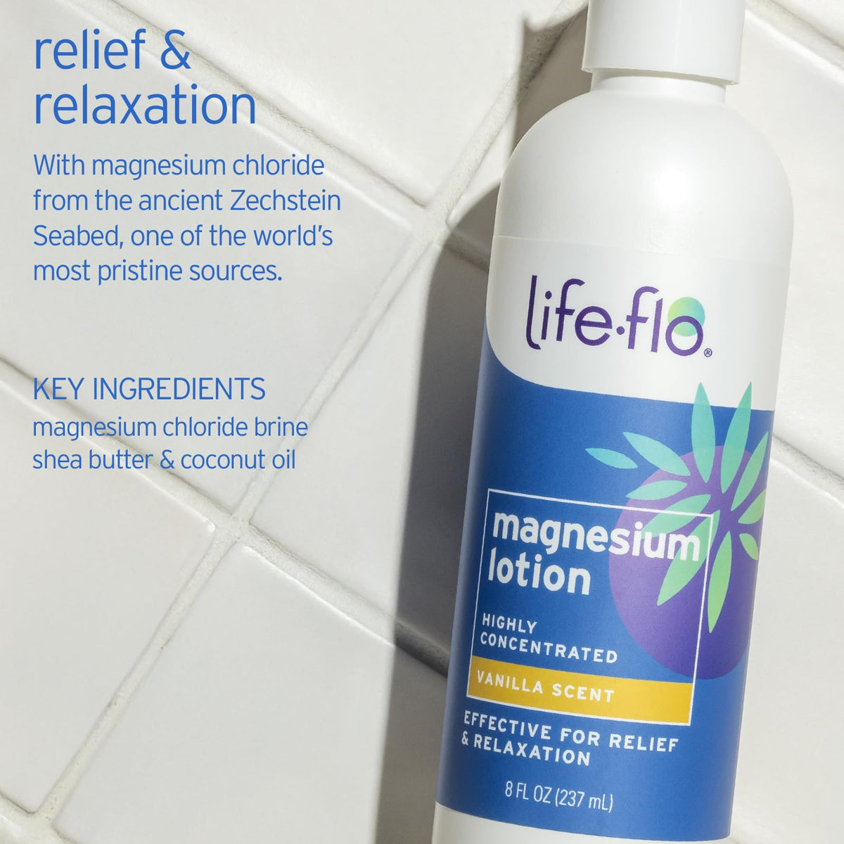 LIFE-FLO magnesium oil spray nozzle close-up for easy targeted application