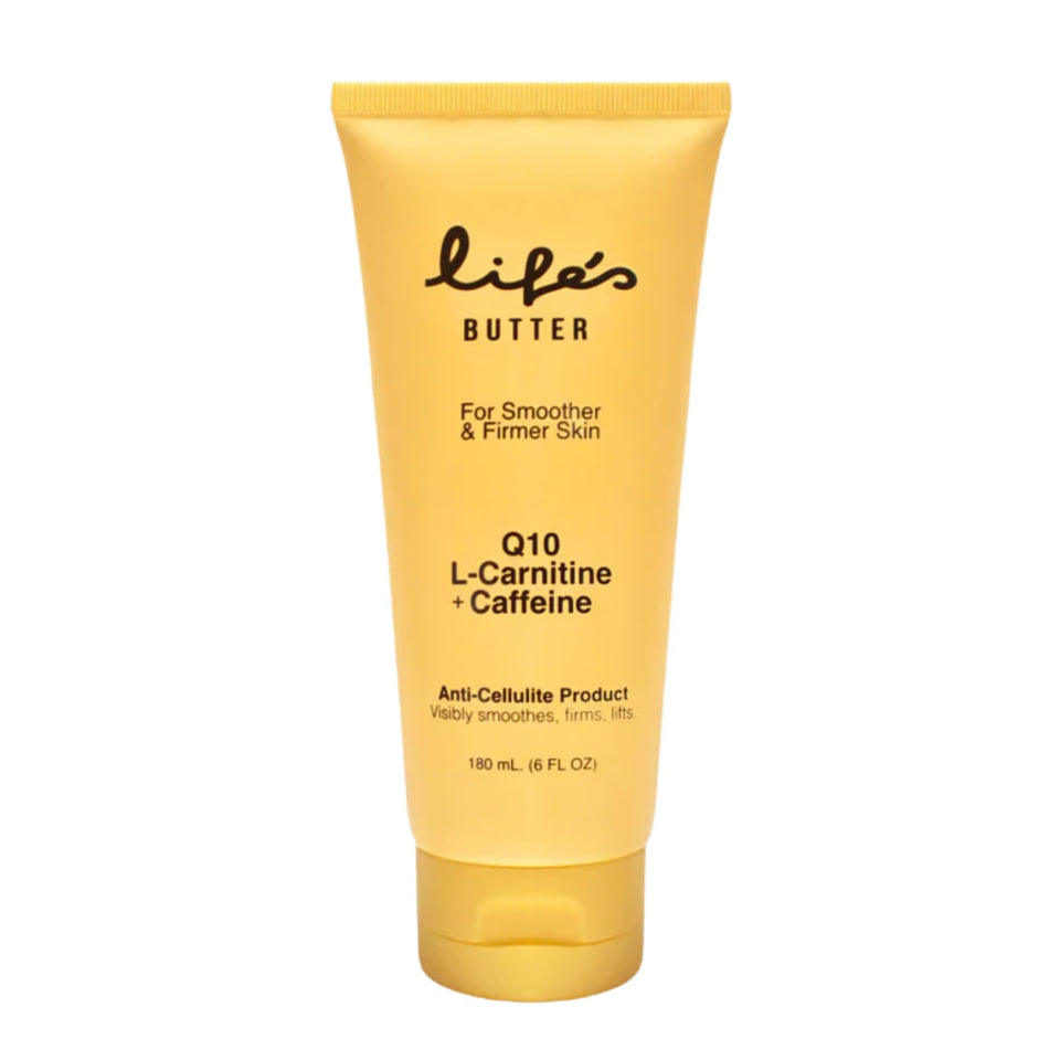 Life's Butter front packaging showing product and benefit of firmer skin