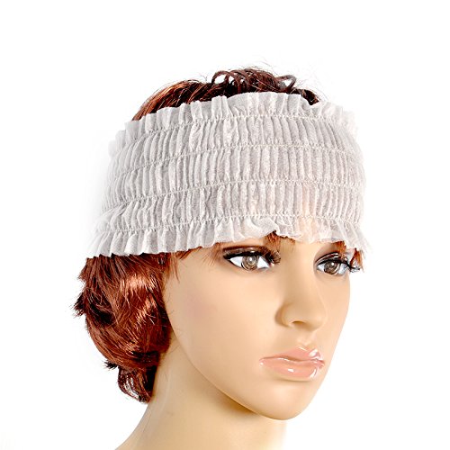 LIFESOFT headband in use during facial treatment keeping hair away for cleaner application