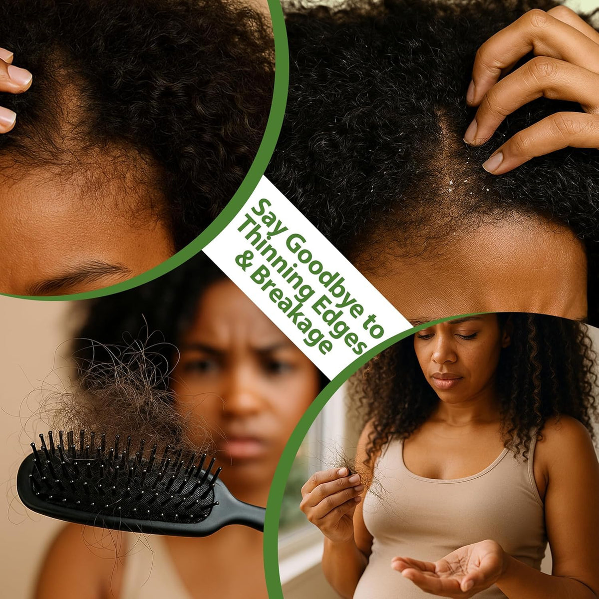 Lifewithqueenp applied to scalp during massage to hydrate and soothe