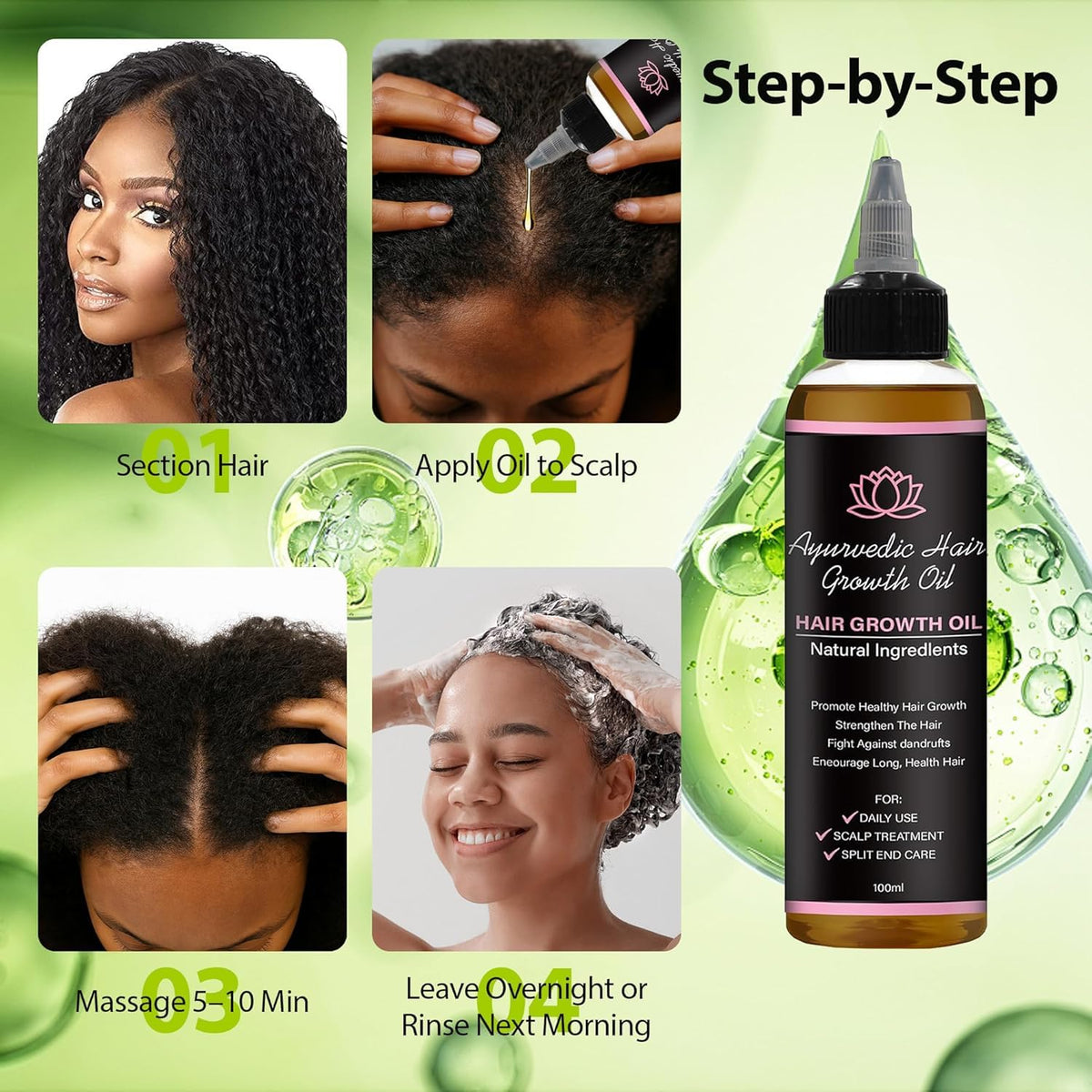 Lifewithqueenp placed on bathroom shelf as part of daily hair routine