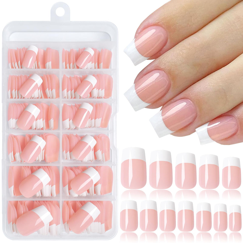 Lifextol front packaging showing 240-piece French tip set and tools, ready to use