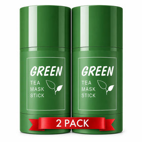 Liftouch front packaging showing two green tea mask sticks for easy travel
