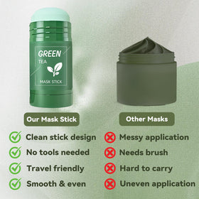 Liftouch label and ingredient panel showing green tea extract and benefits