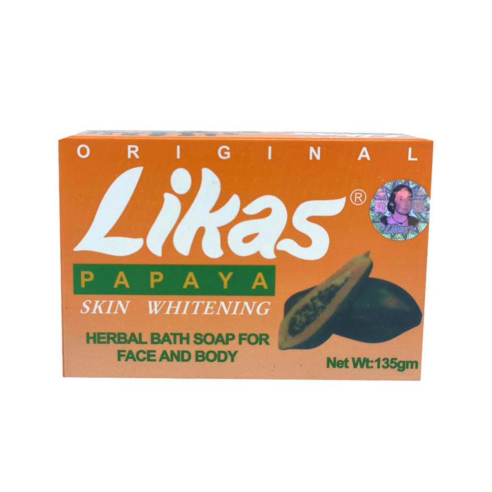 Likas papaya soap in bathroom lifestyle scene for convenient everyday use