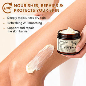 Lilei Beauty face moisturizer use illustrating gentle care for sensitive skin benefit