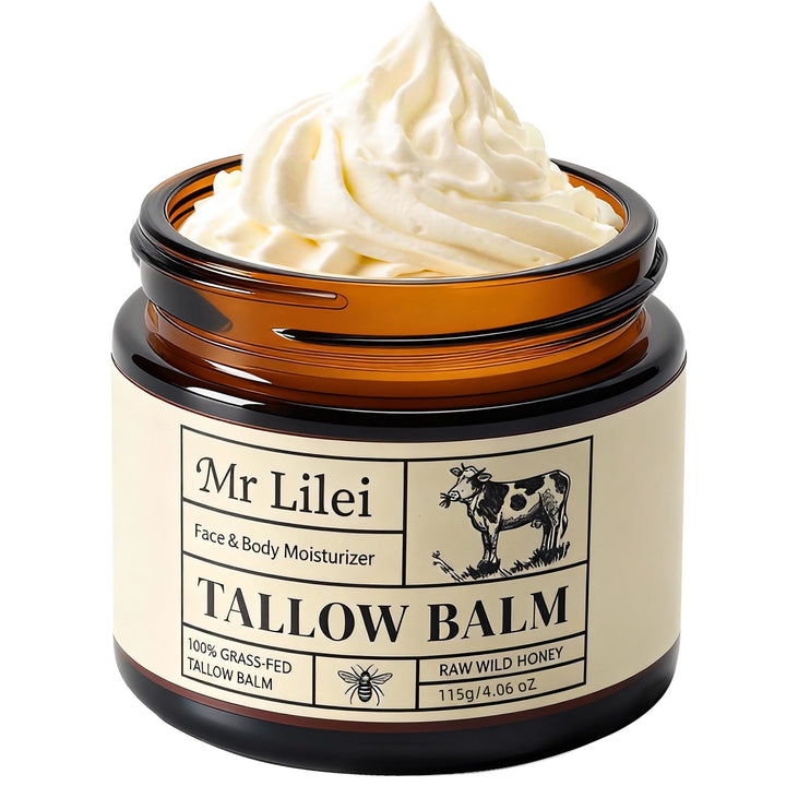 Lilei Beauty front jar showing label and clean unscented balm benefit