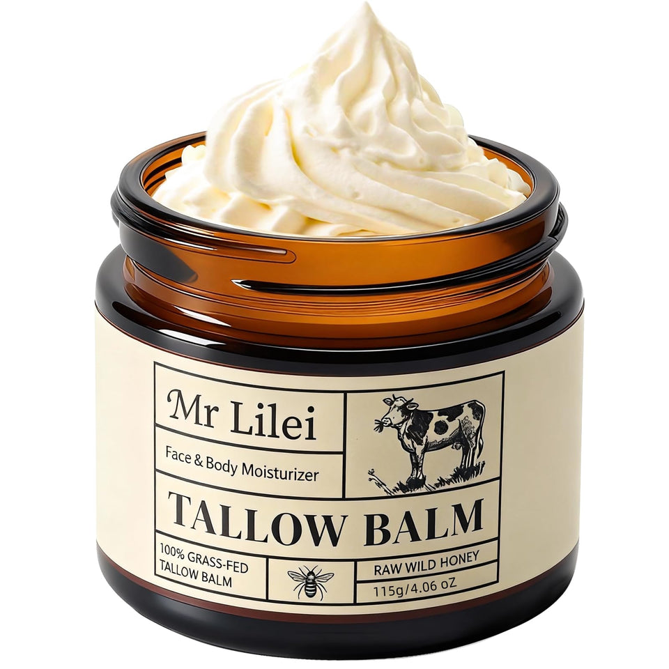 Lilei Beauty front jar showing label and clean unscented balm benefit