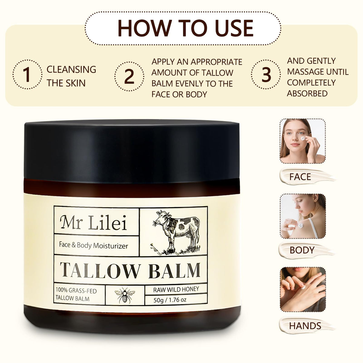 Lilei Beauty jar on bathroom counter lifestyle shot suggesting daily use