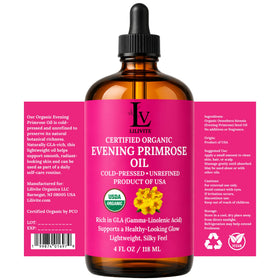 LILIVITE ORGANICS bottle staged in bathroom lifestyle suggesting daily skincare ritual
