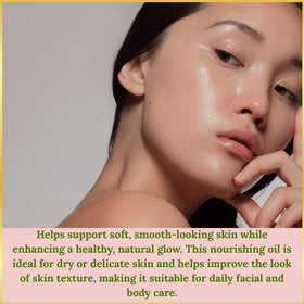 LILIVITE ORGANICS smoothing oil through hair ends to boost shine and manageability