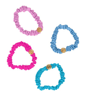 Lilly Pulitzer close-up of satin texture highlighting smooth, low-friction fabric