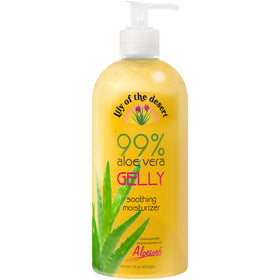 Lily Of The Desert front packaging showing 16 fl oz bottle and branding for reliable hydration