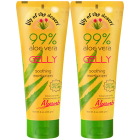 Lily Of The Desert front packaging showing bottle and label, quick soothing benefit