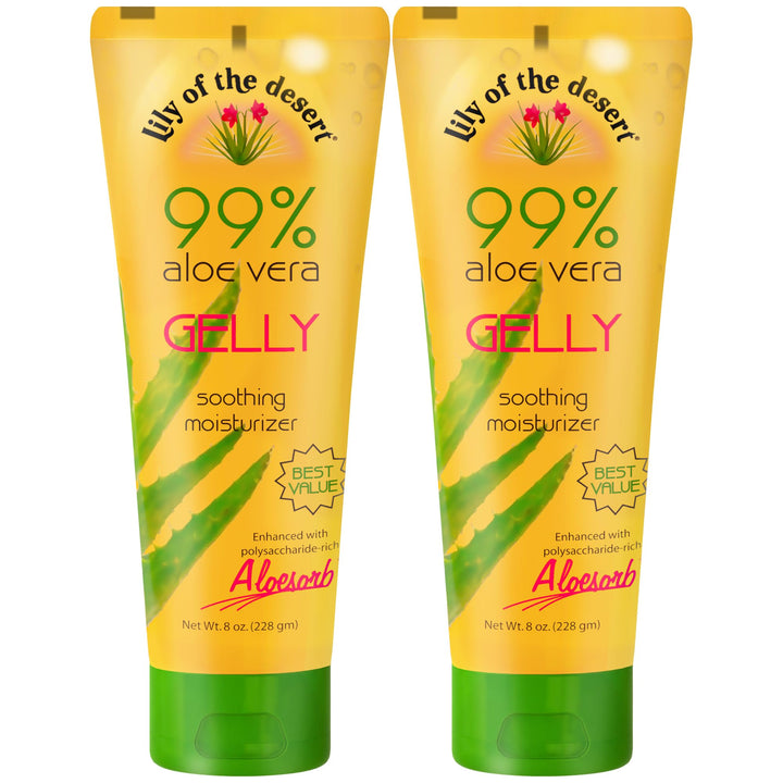Lily Of The Desert front packaging showing bottle and label, quick soothing benefit