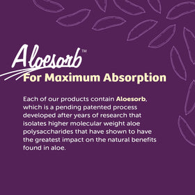Lily Of The Desert close-up of ingredient label showing vitamins and aloe content