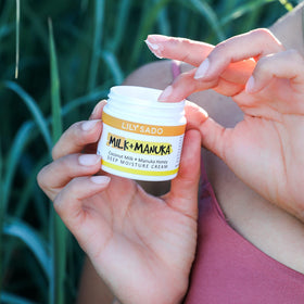 LILY SADO product label close-up showing ingredient transparency benefit