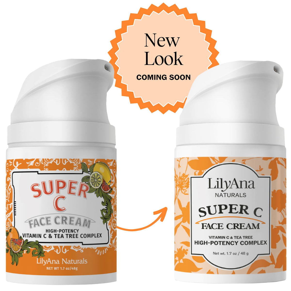 LilyAna Naturals small sunscreen-and-makeup-ready swatch showing fast-absorbing benefit