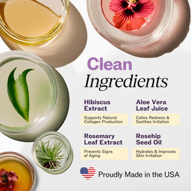 LilyAna Naturals open cap texture close-up showing creamy hydrating consistency