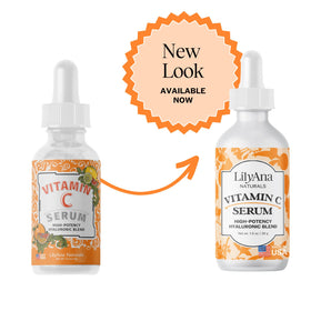 LilyAna Naturals flatlay of ingredient list showcasing clean formulation