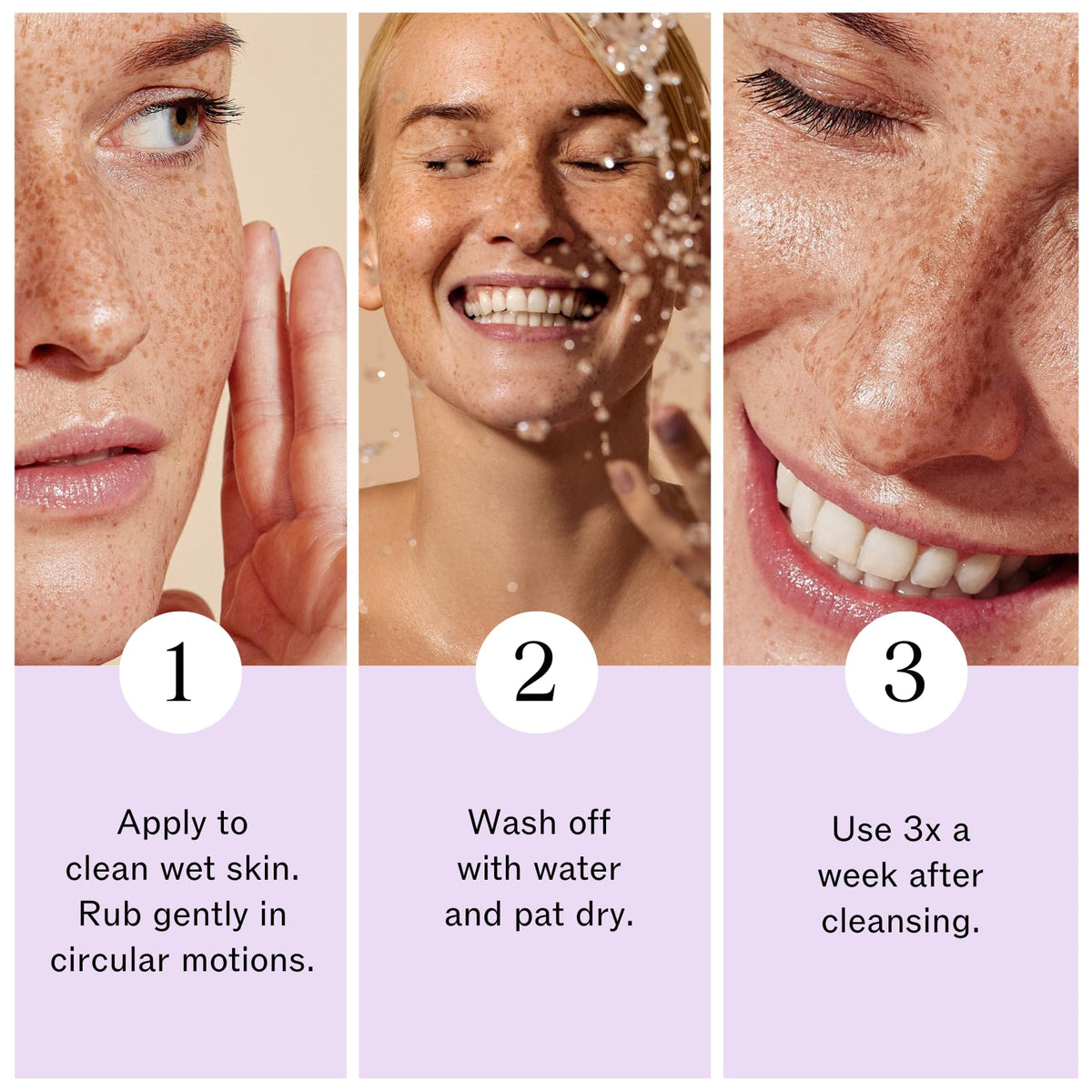 LilyAna Naturals ingredients display with lavender and tea tree emphasizing calming effect
