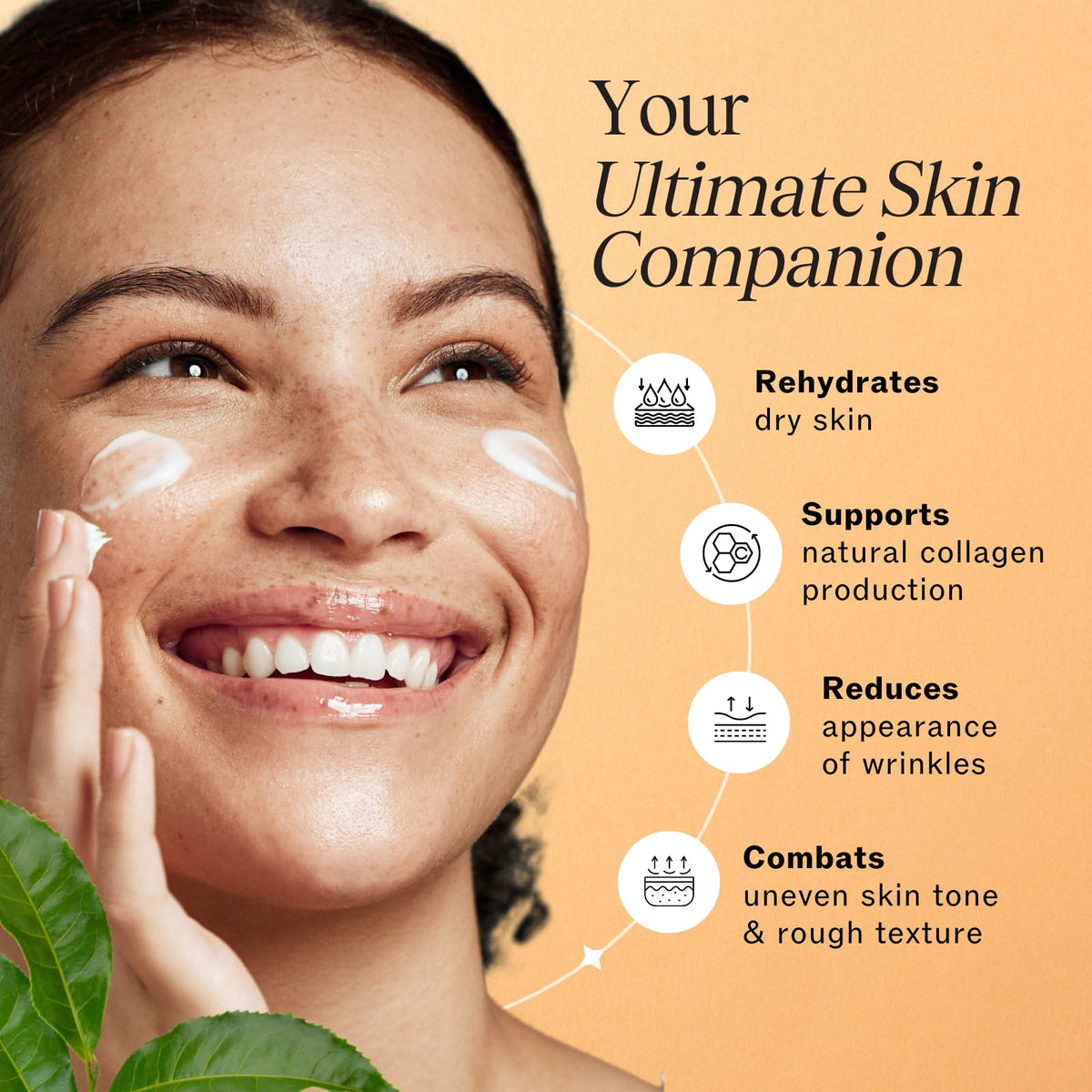LilyAna Naturals dispensing cream on fingertip for easy nightly application