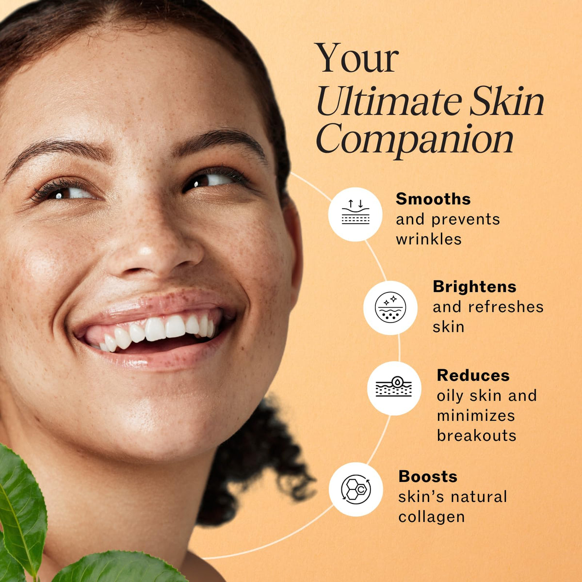 LilyAna Naturals dropper dispensing serum showing smooth texture and hydration