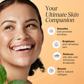 LilyAna Naturals dropper dispensing serum showing smooth texture and hydration