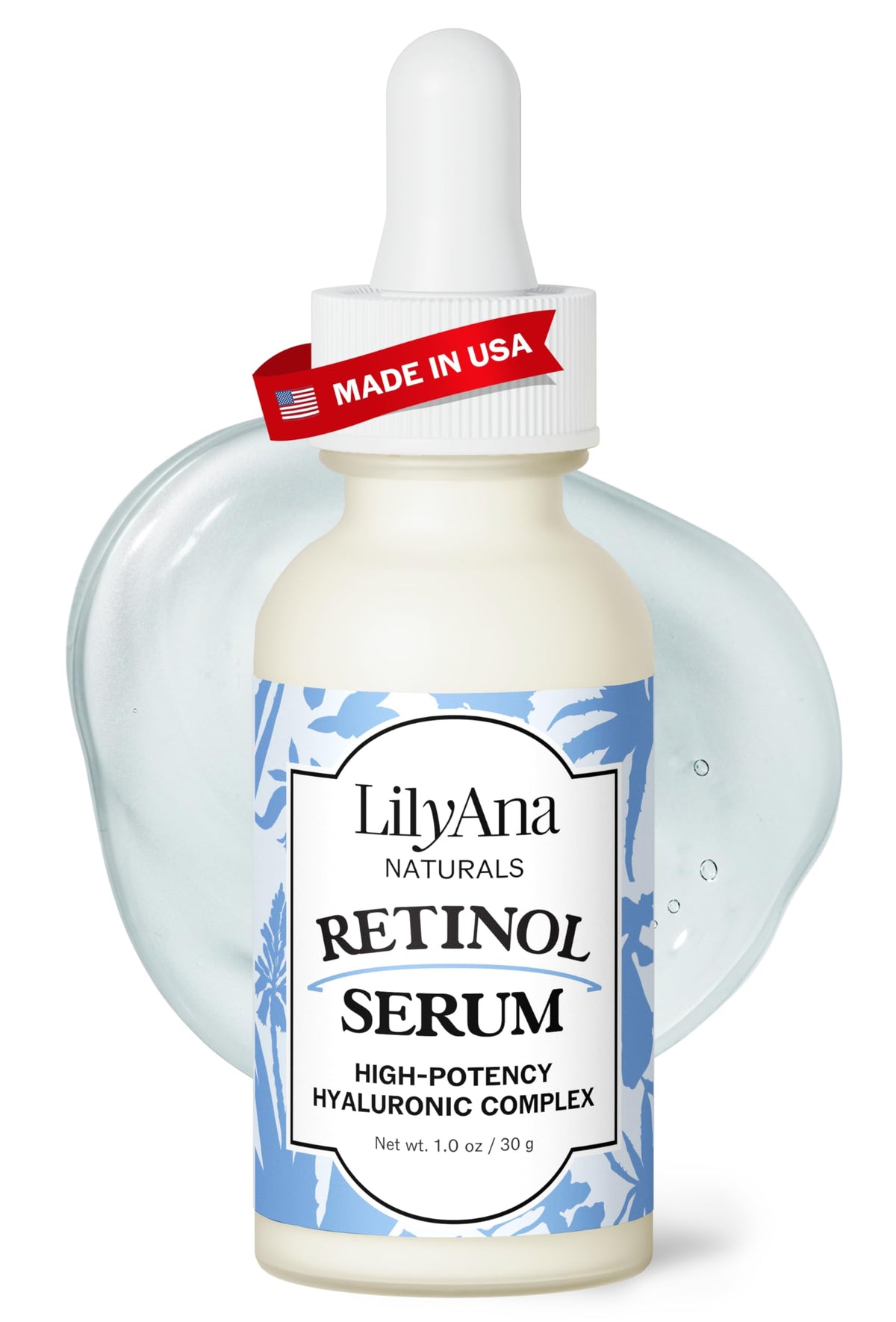 LilyAna Naturals front bottle showing clear packaging and benefits