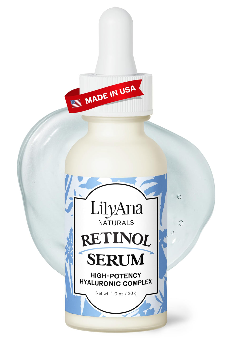 LilyAna Naturals front bottle showing clear packaging and benefits