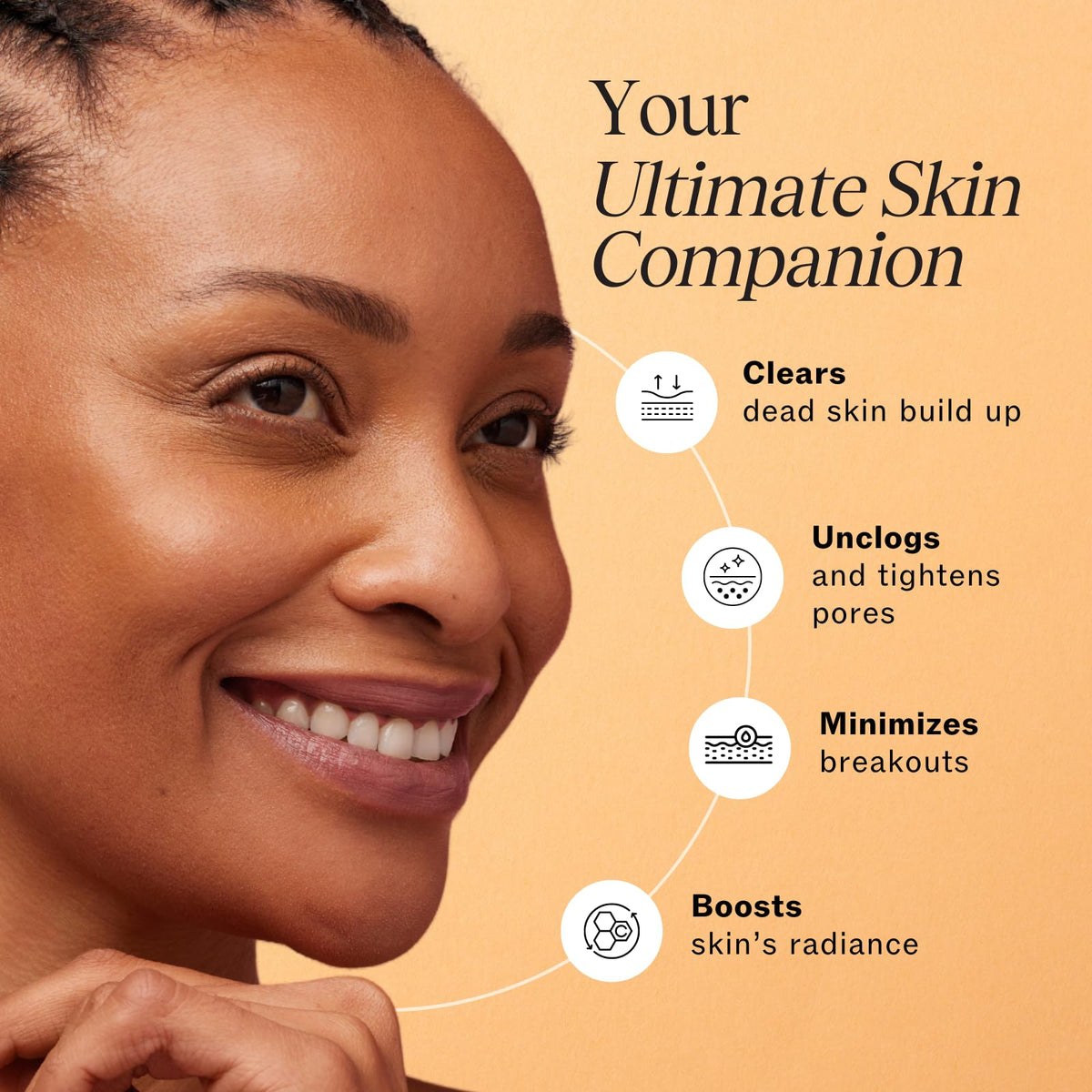 LilyAna Naturals scrub open cap showing texture and gentle exfoliation benefit