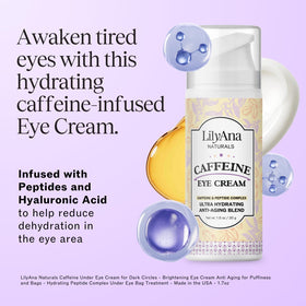 LilyAna Naturals smooth cream texture highlighting fast absorption benefit