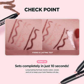 lilybyred cream texture swiped on skin showing smooth blendability and rich payoff