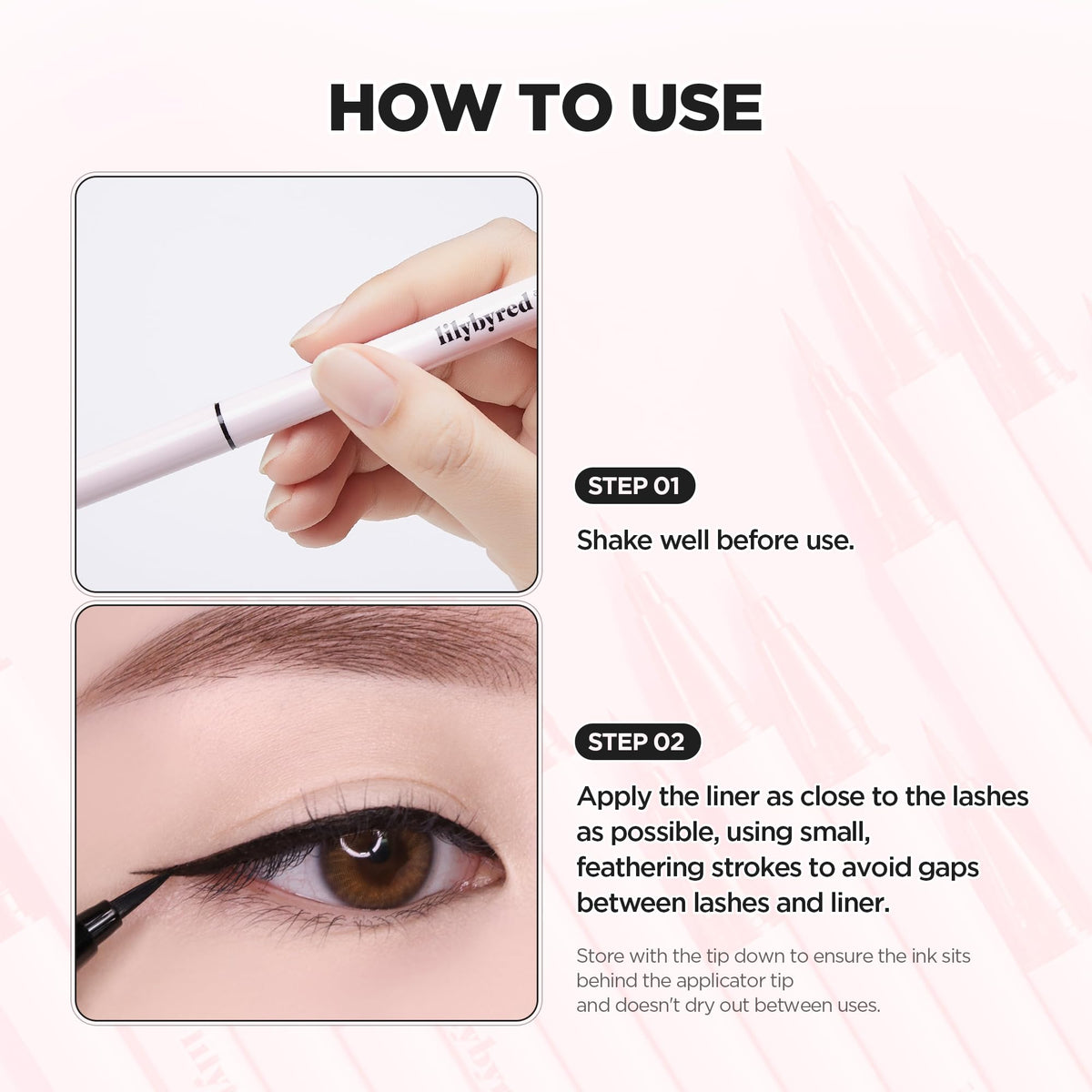 lilybyred evening makeup look highlighting long-lasting smudge-proof benefit
