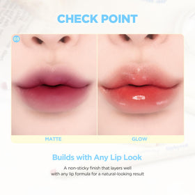 lilybyred lip swatch on fair skin showing shade payoff and matte finish