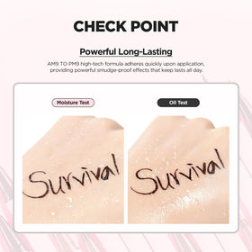 lilybyred eyeliner being applied demonstrating controlled, sharp wing benefit