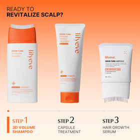 lilyeve lifestyle shot in bathroom routine emphasizing daily scalp care