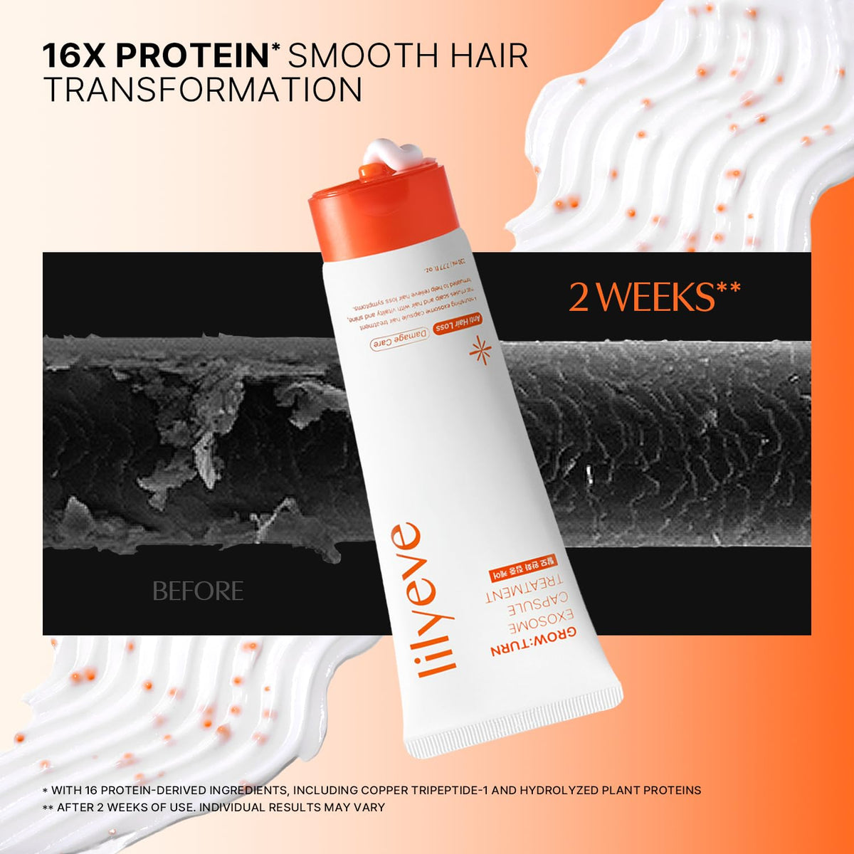 lilyeve hair showing improved gloss and smoother texture