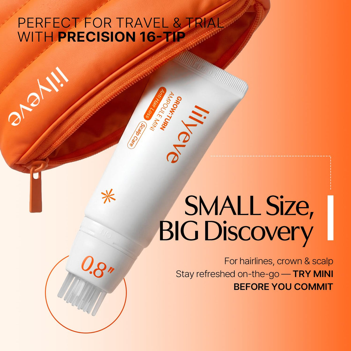 lilyeve size comparison in hand illustrating travel-ready bottle for daily portability